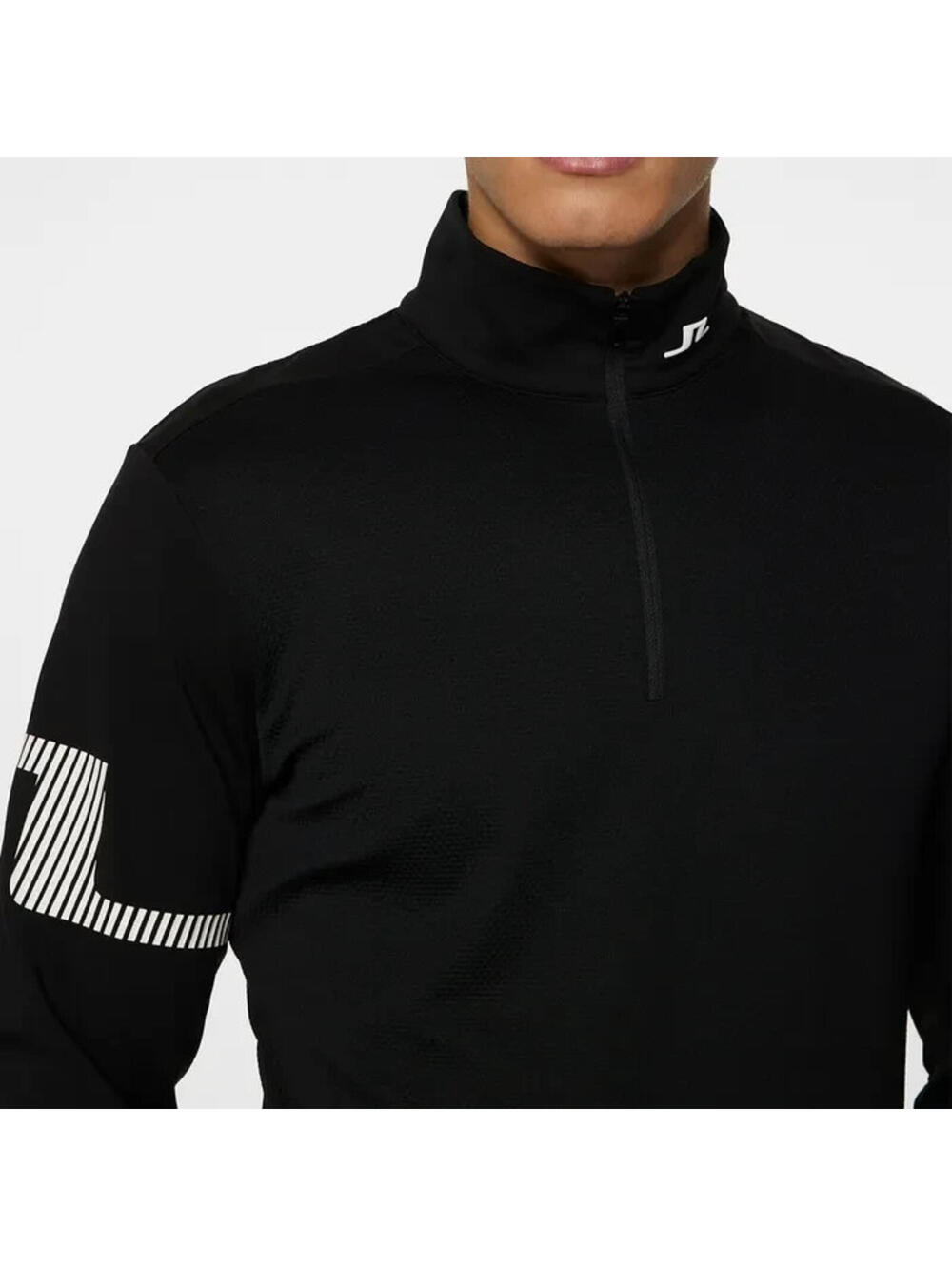 NEW J. Lindeberg Heath Strike Men's MEDIUM 1/4 Zip Mid Layer Golf Pullover NWT